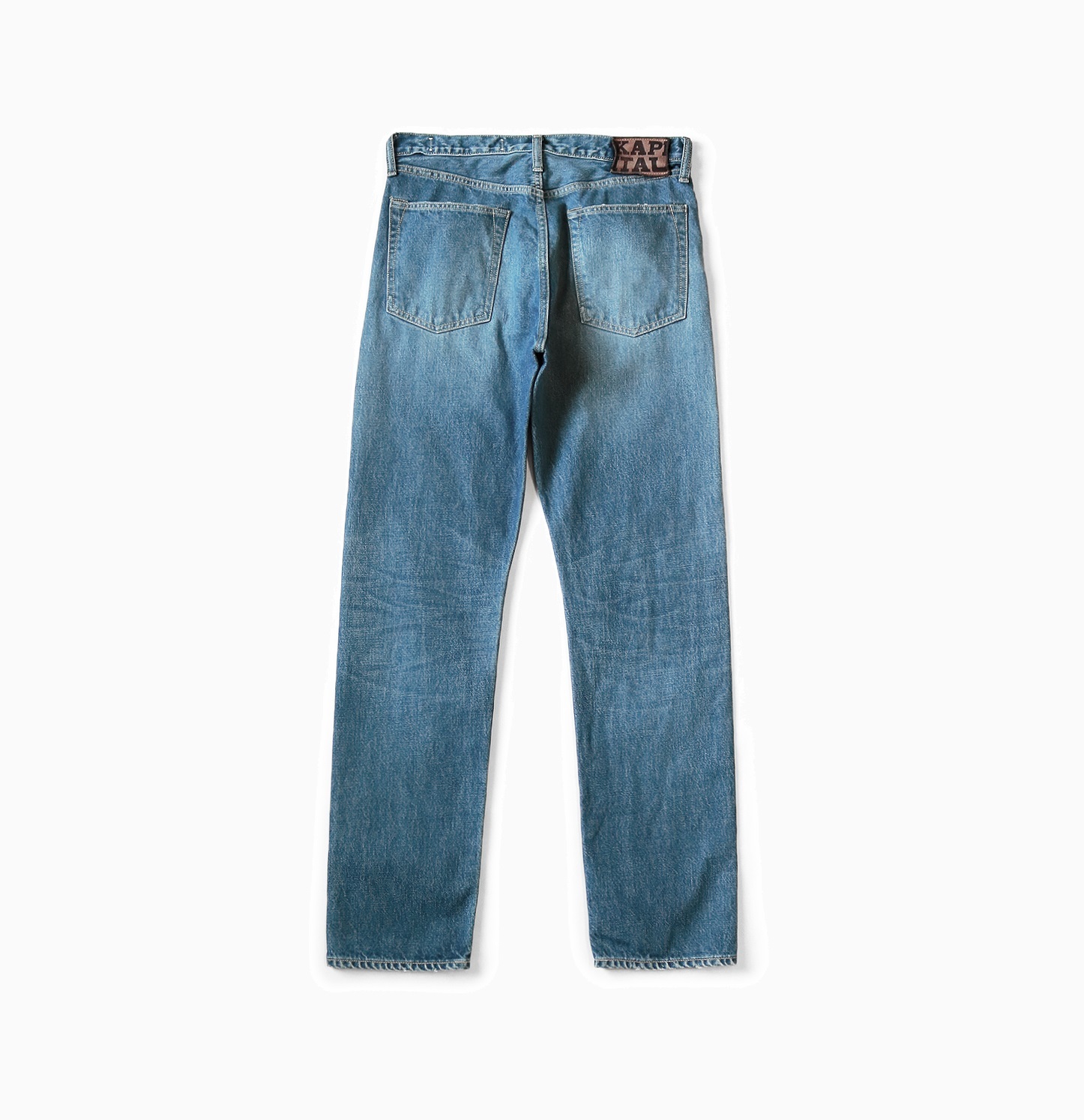 KAPITAL 14oz DENIM 5 POCKET MONKY CISCO JEANS - INDIGO PRE ORDER ITEM (預訂中)