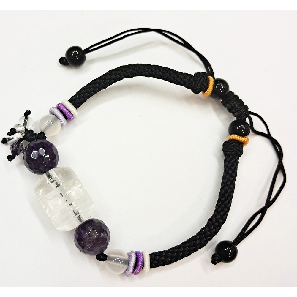 轉經輪{水晶}中國結手鍊【十方】153506