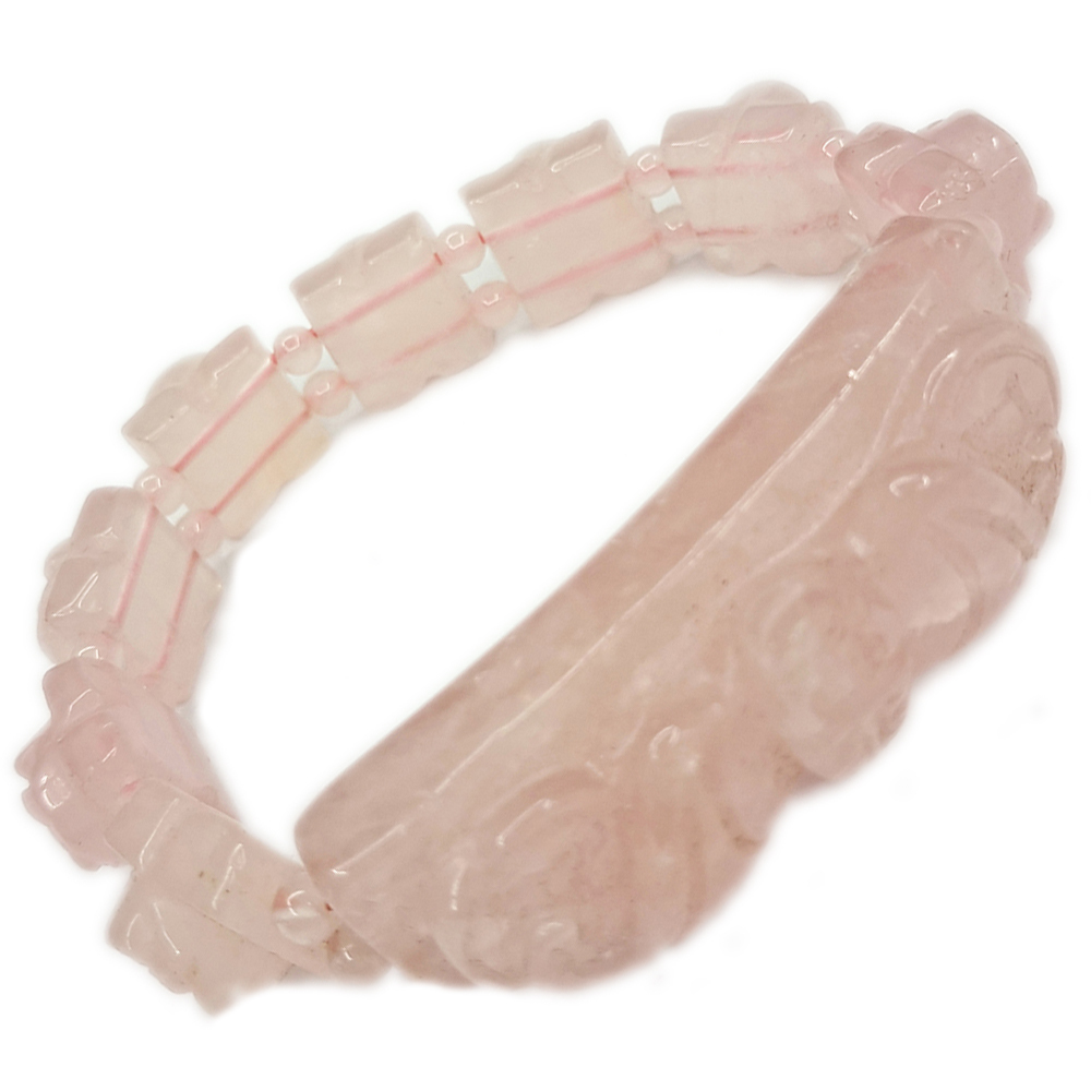 福在眼前{粉晶}玫瑰手鍊【十方】153507