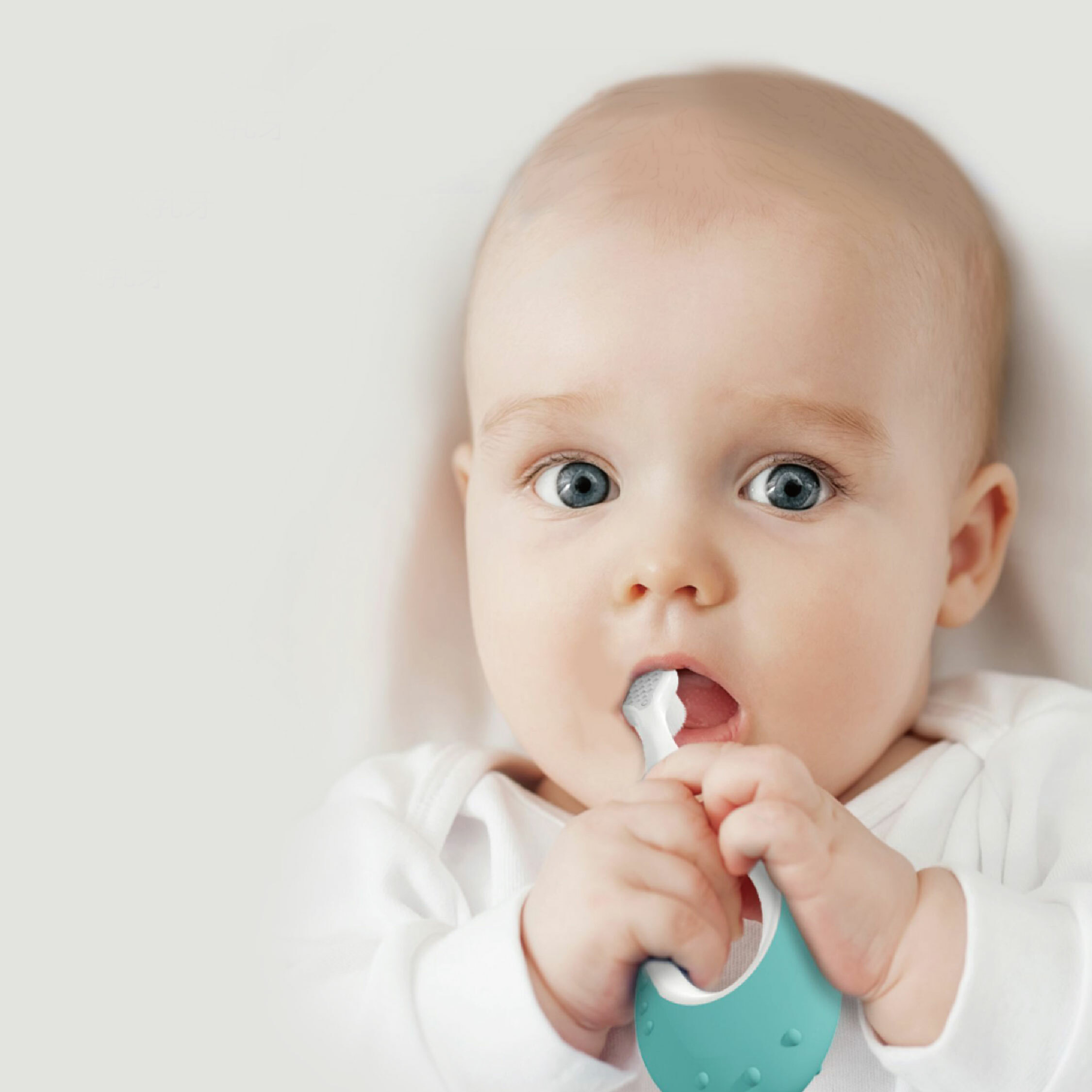 【JA0385】三合一牙膠軟毛兒童牙刷＊三款