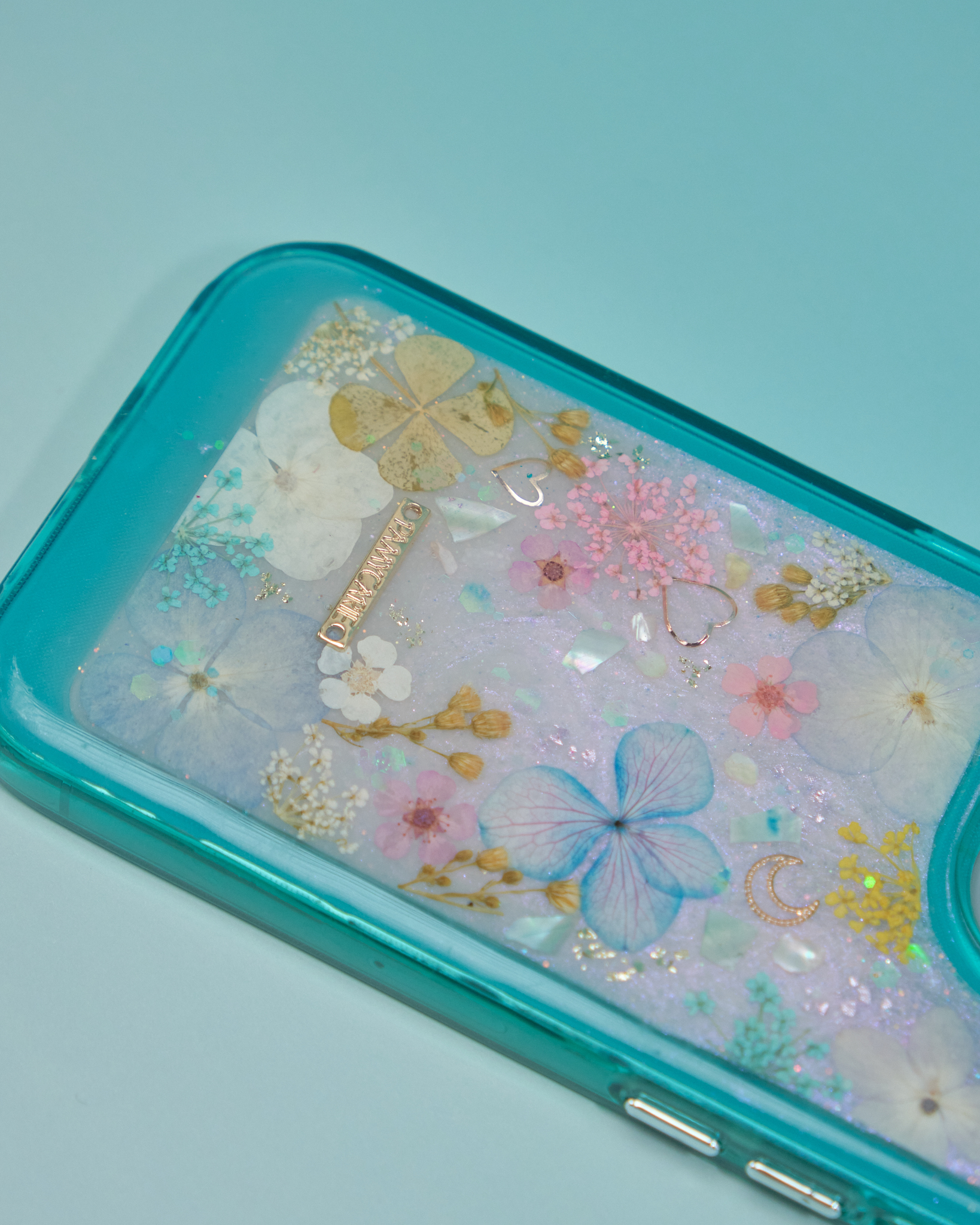 11100 果凍糖繡球花樹脂手機殼