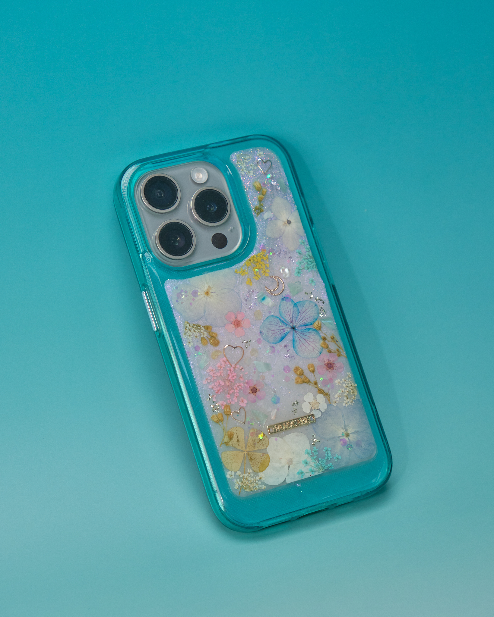 11100 果凍糖繡球花樹脂手機殼