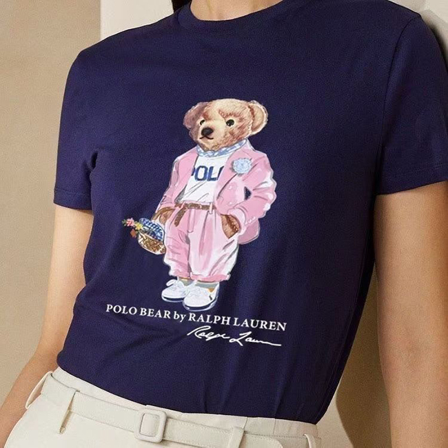 西裝熊熊短袖上衣-少量現貨