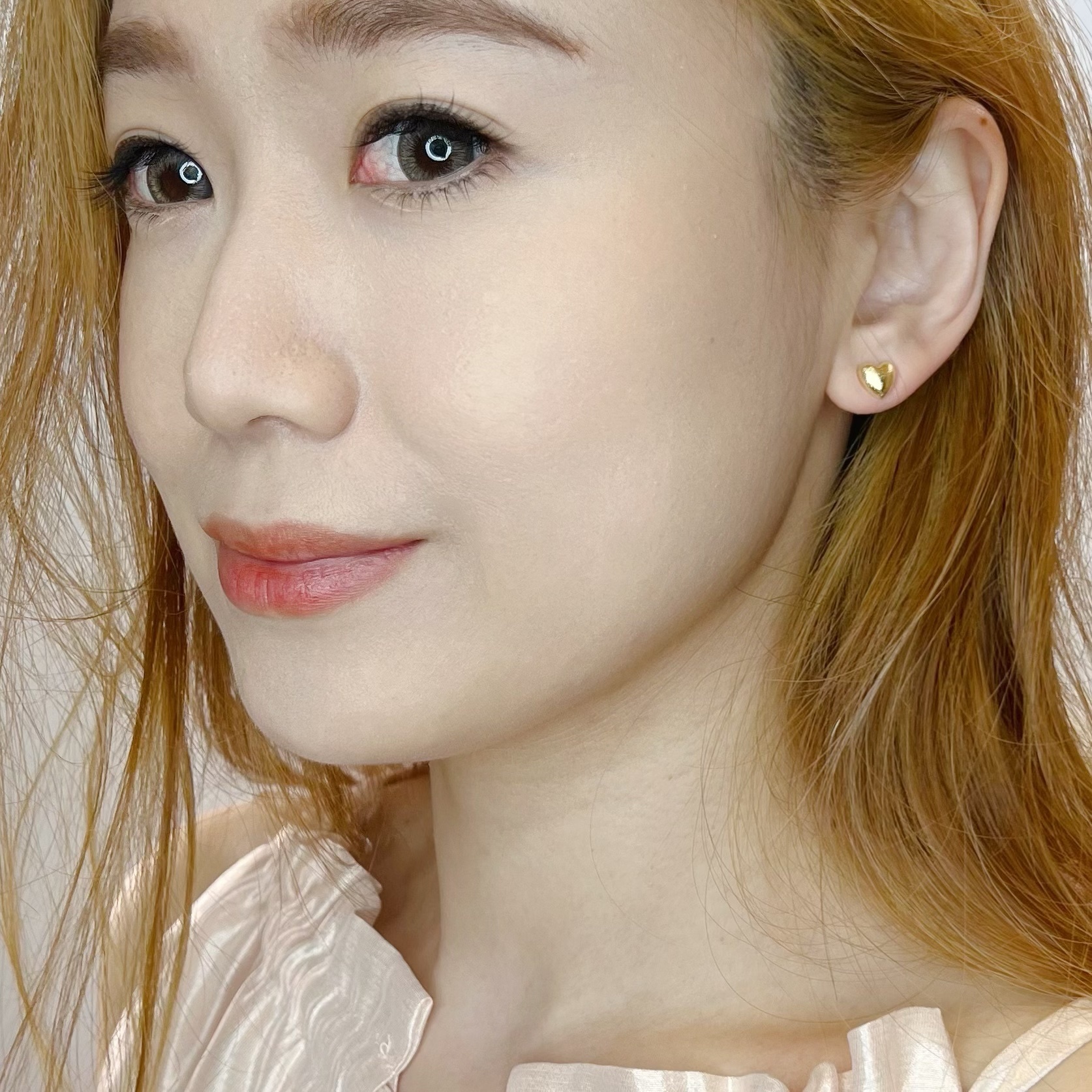 PYA0804 HEART SHAPE EAR RING