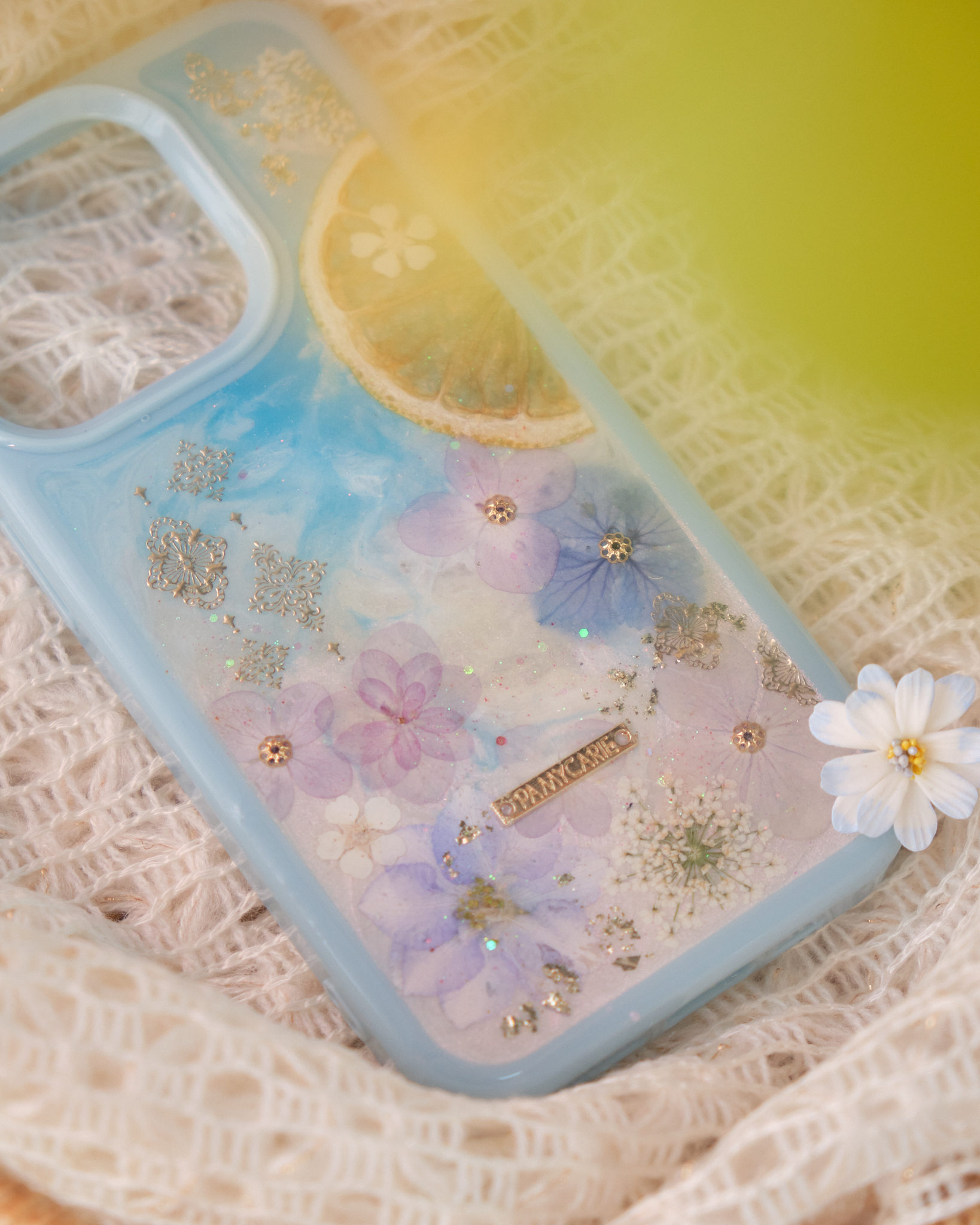 Coastal Stroll Oshibana Phonecase