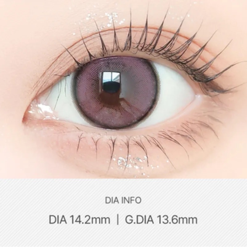 [月拋]LensVery Shu Shu Series 1 Month Pink 月拋彩妝隱形眼鏡｜每盒2片