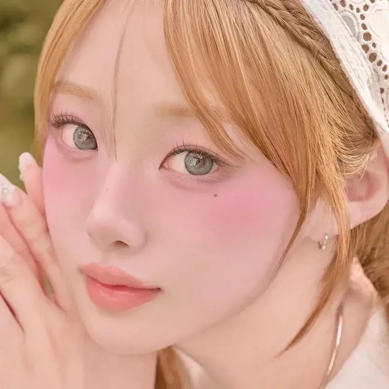 [月拋] LensVery Shu Shu Series 1 Month Blue 月拋彩妝隱形眼鏡｜每盒2片