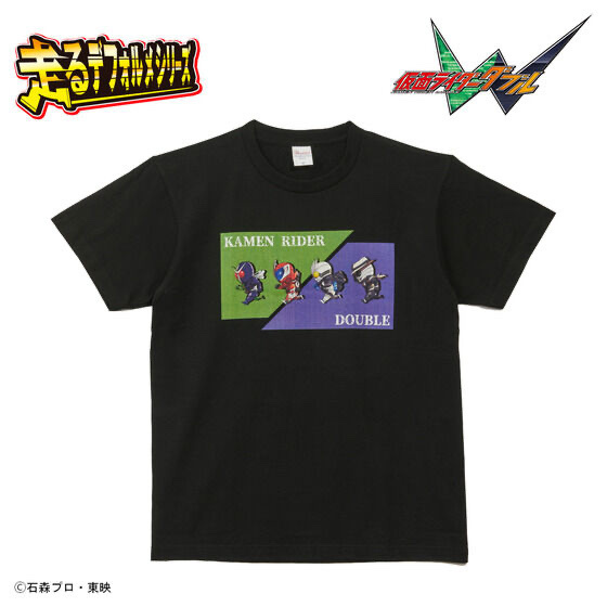 218988 Pbandai 預訂2024/12月 仮面ライダーＷ　走るデフォルメシリーズ　Tシャツ