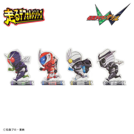 233698 Pbandai 預訂 2025/9月 仮面ライダーＷ　走るデフォルメシリーズ　アクリルスタンド（全4種）