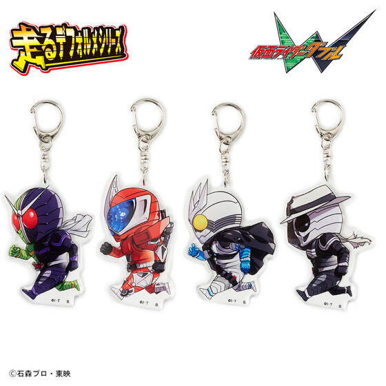 233699 Pbandai 預訂2025/9月 仮面ライダーＷ　走るデフォルメシリーズ　アクリルキーホルダー（全4種）