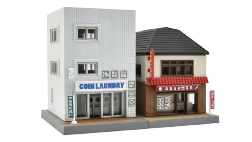 Tomytec Building Collection 107-3 Station Front Shops B3