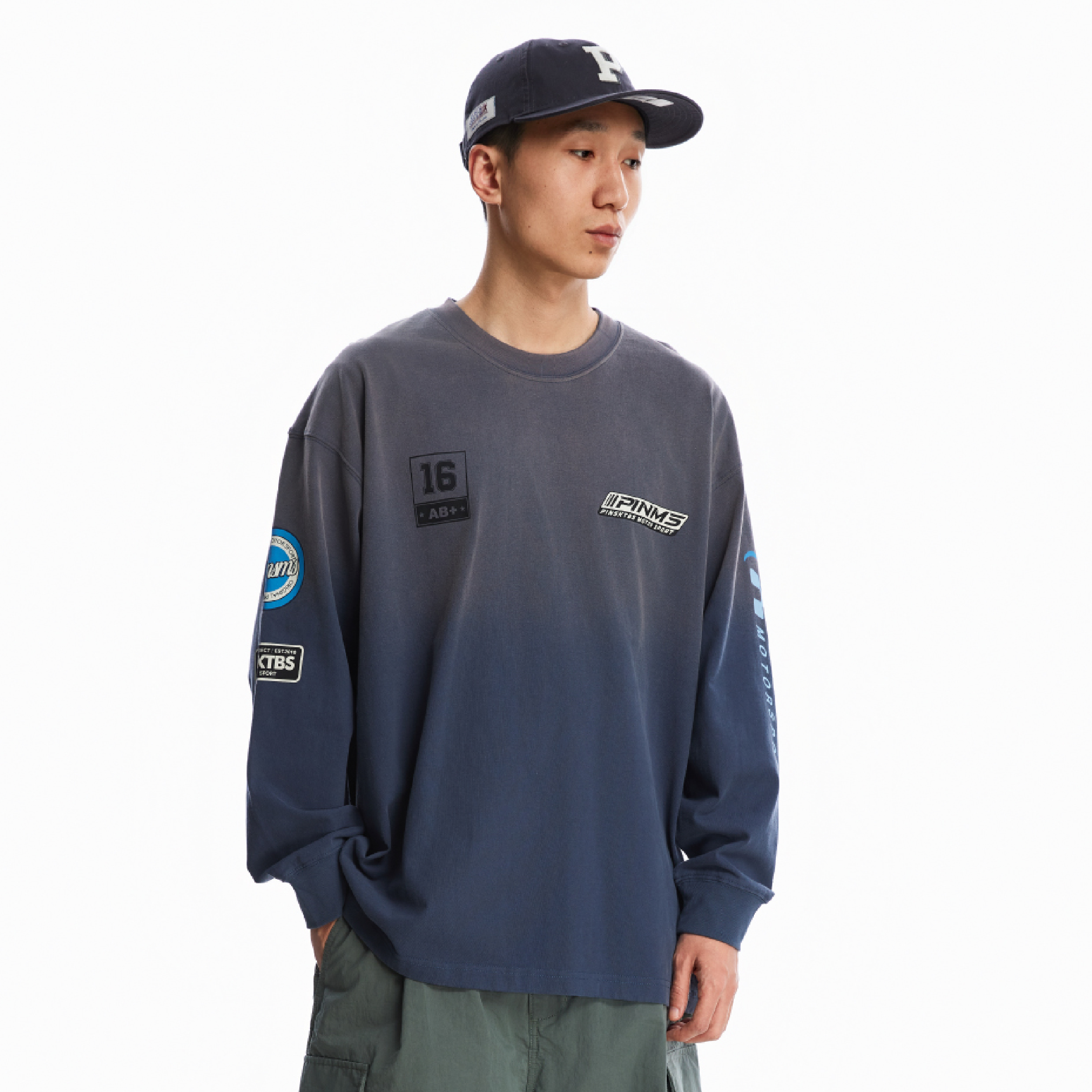 PIN SKTBS Race Washed LS Tee 水洗賽車長袖Tee