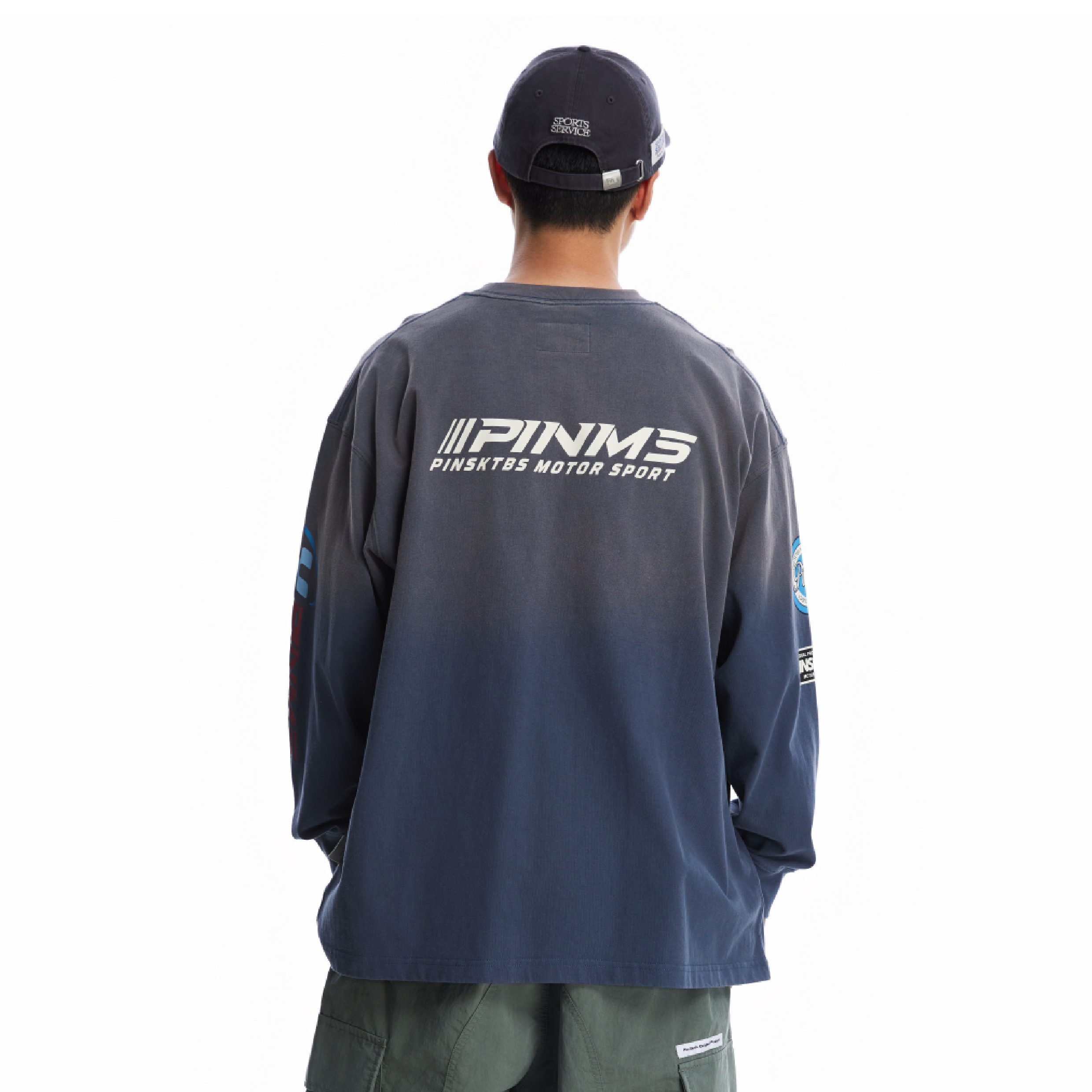 PIN SKTBS Race Washed LS Tee 水洗賽車長袖Tee