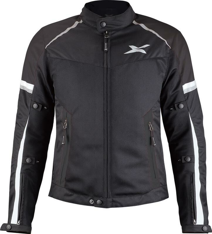 【福利品】晶銳 Exustar E-MJ809 MJ809 黑灰 黑紅 四季款 通風 防水內裡 防摔 騎士 上衣 兩色可選