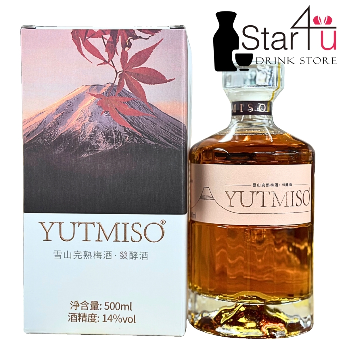 YUTMISO 雪山完熟梅酒 發酵酒 500mL