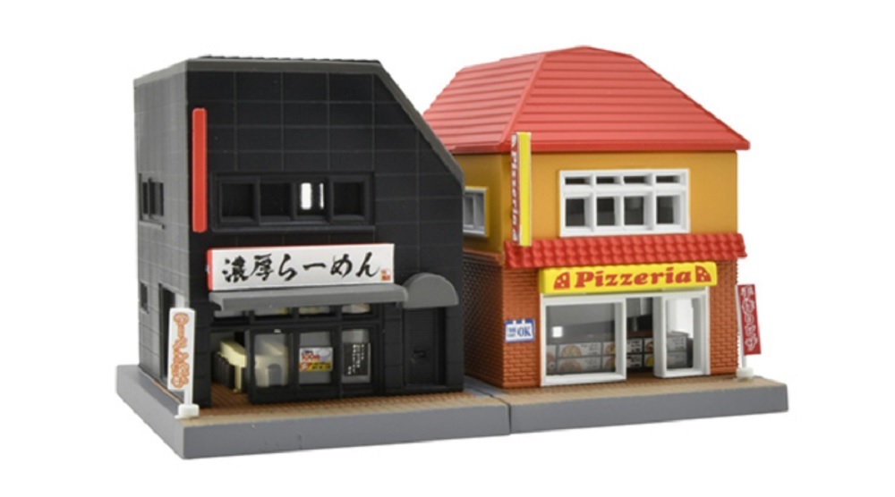 Tomytec Building 108-3 N Scale Station Front Shops C3