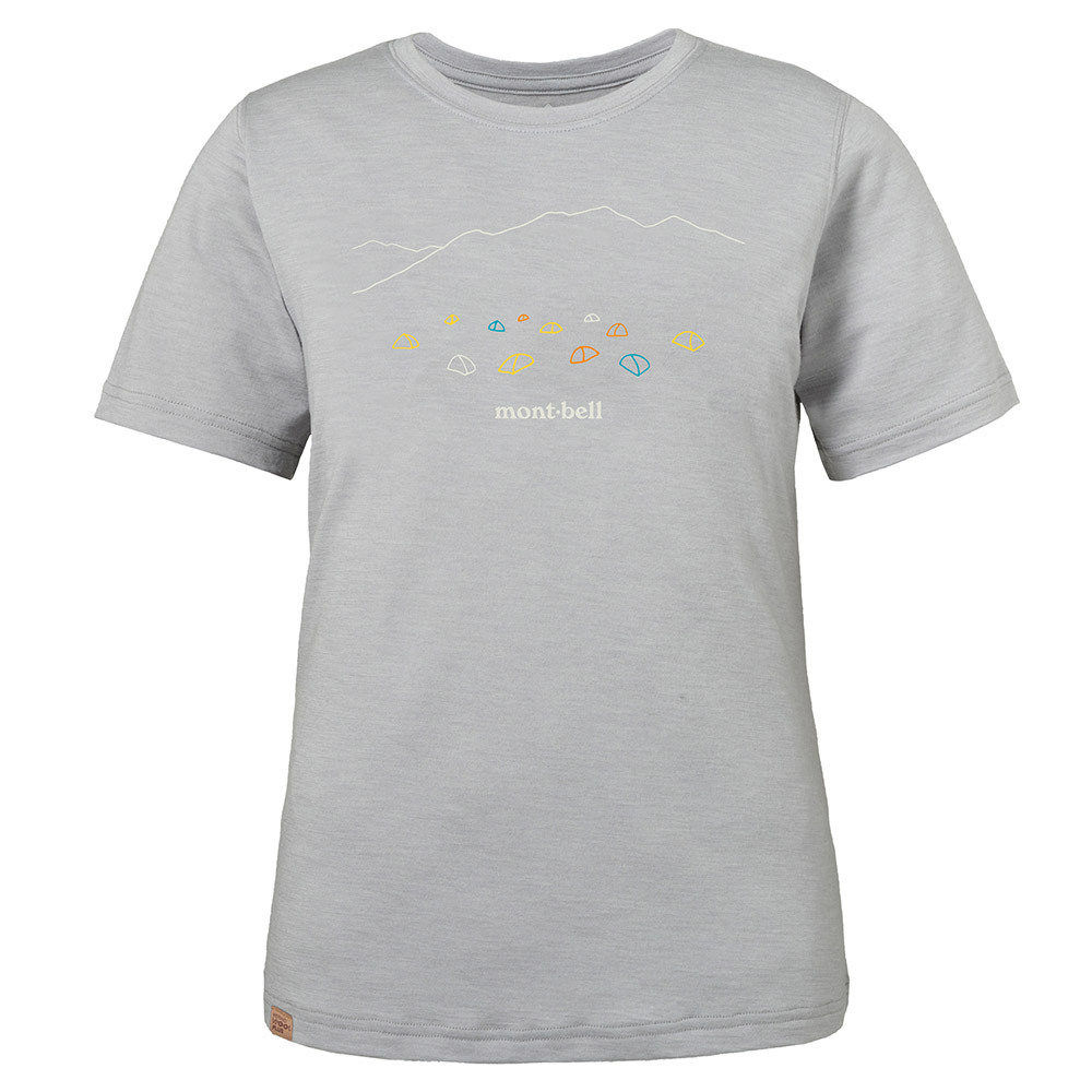 montbell: 美利奴羊毛 Merino Wool Plus Light T Women's Sky High Camp