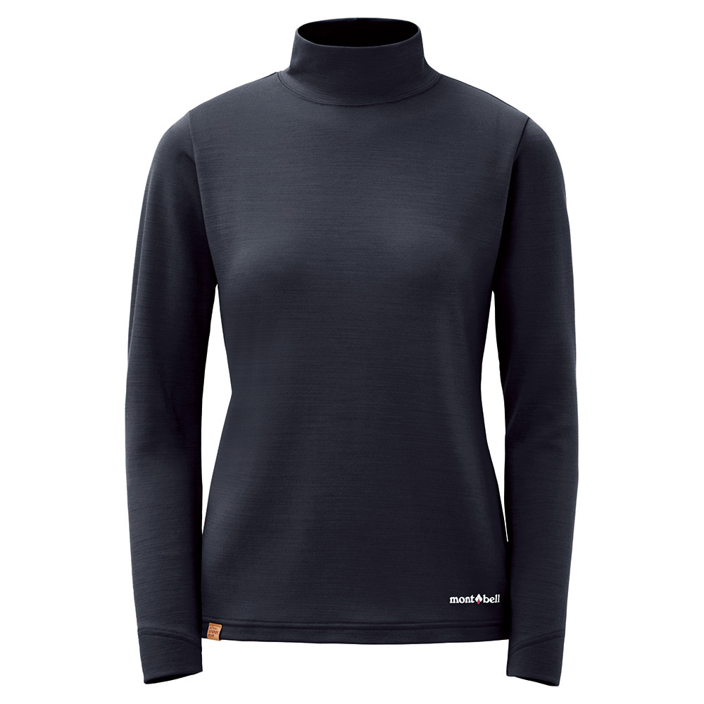 montbell: 美利奴羊毛 Merino Wool Plus High Neck Shirt Women's