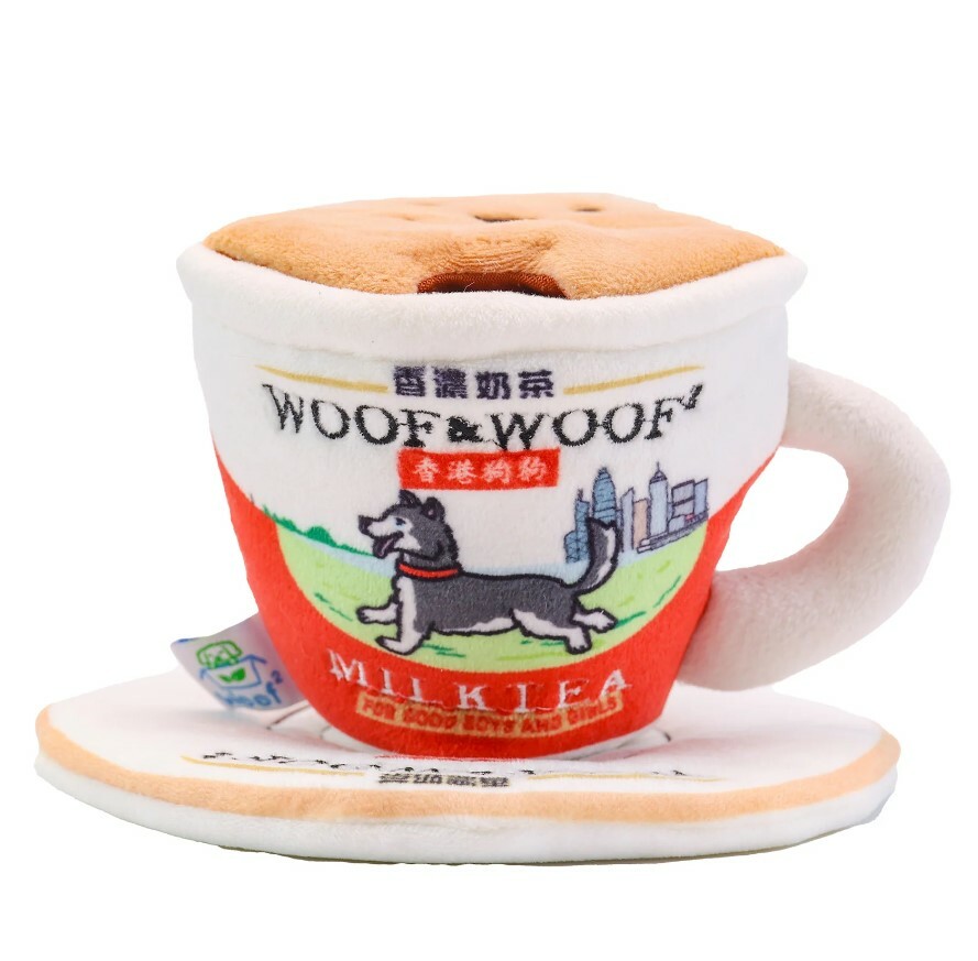 Woof² | 港式奶茶二合一藏食寵物玩具