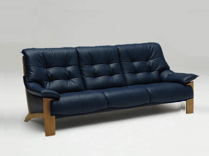 Karimoku ZU49 大三人沙發(222cm)