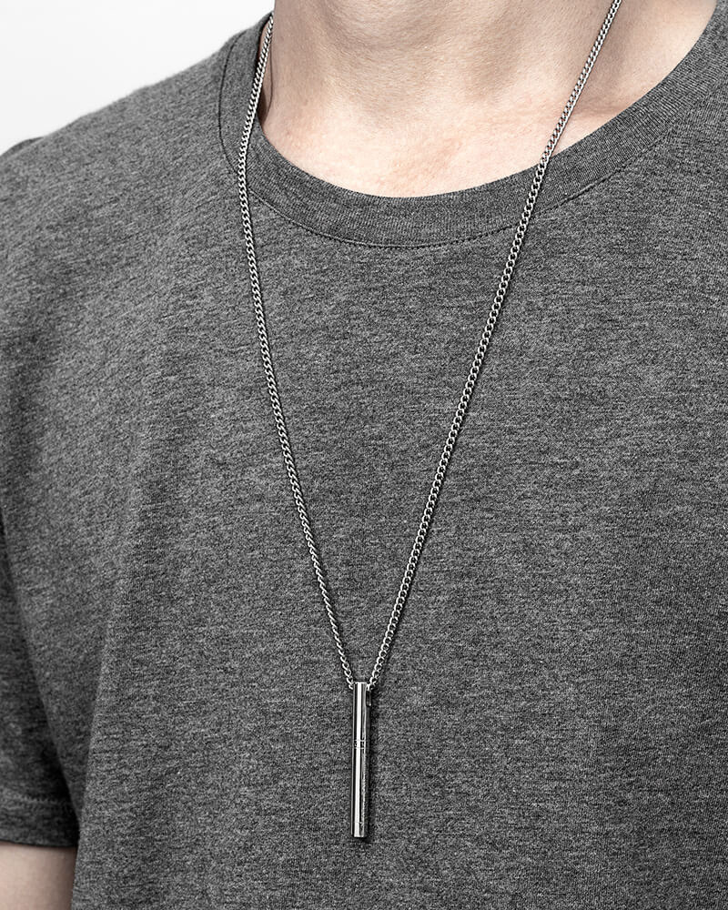 RECOVERY 電池項鍊 (鋼銀色)