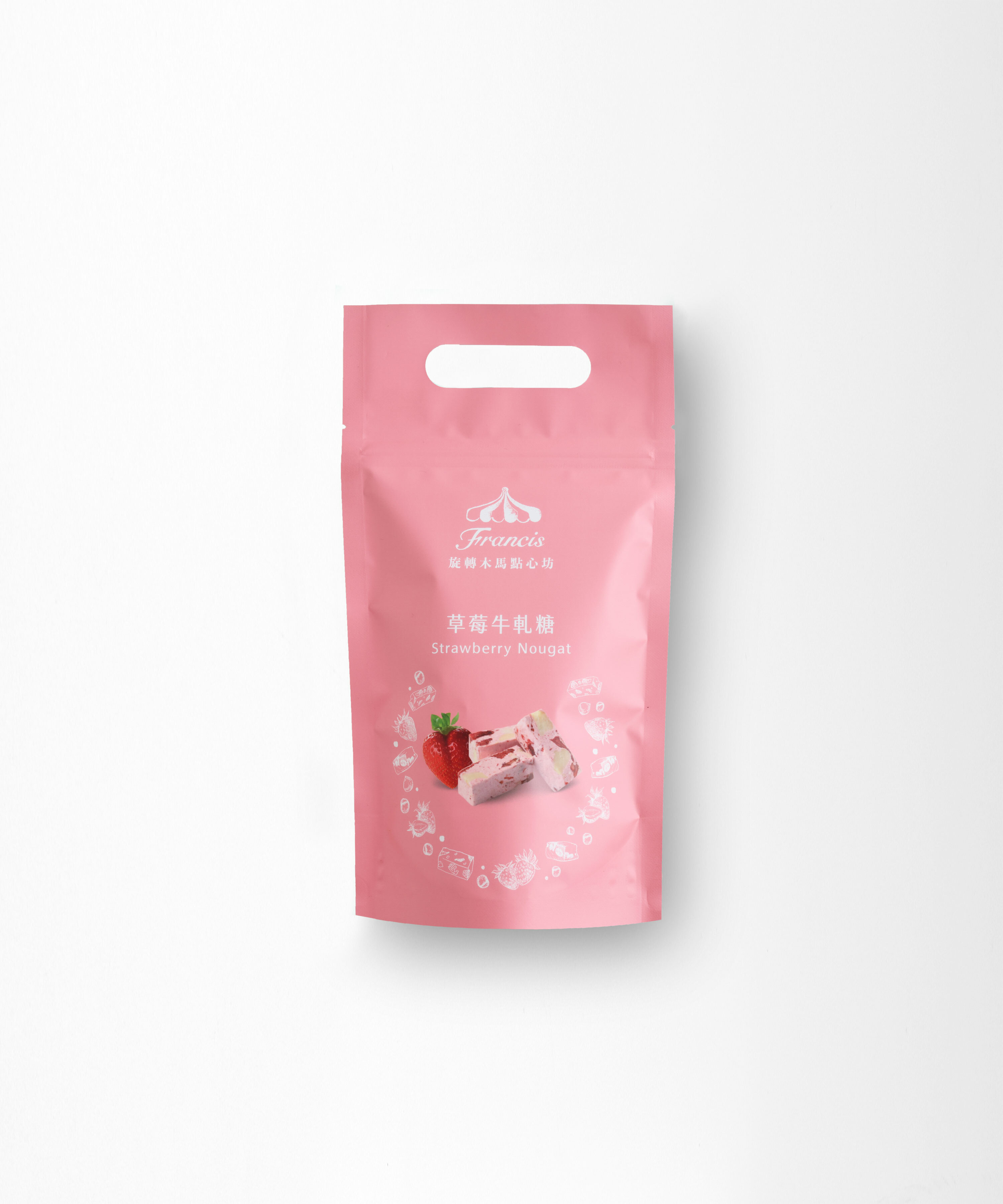 【期間限定】草莓牛軋糖輕巧包