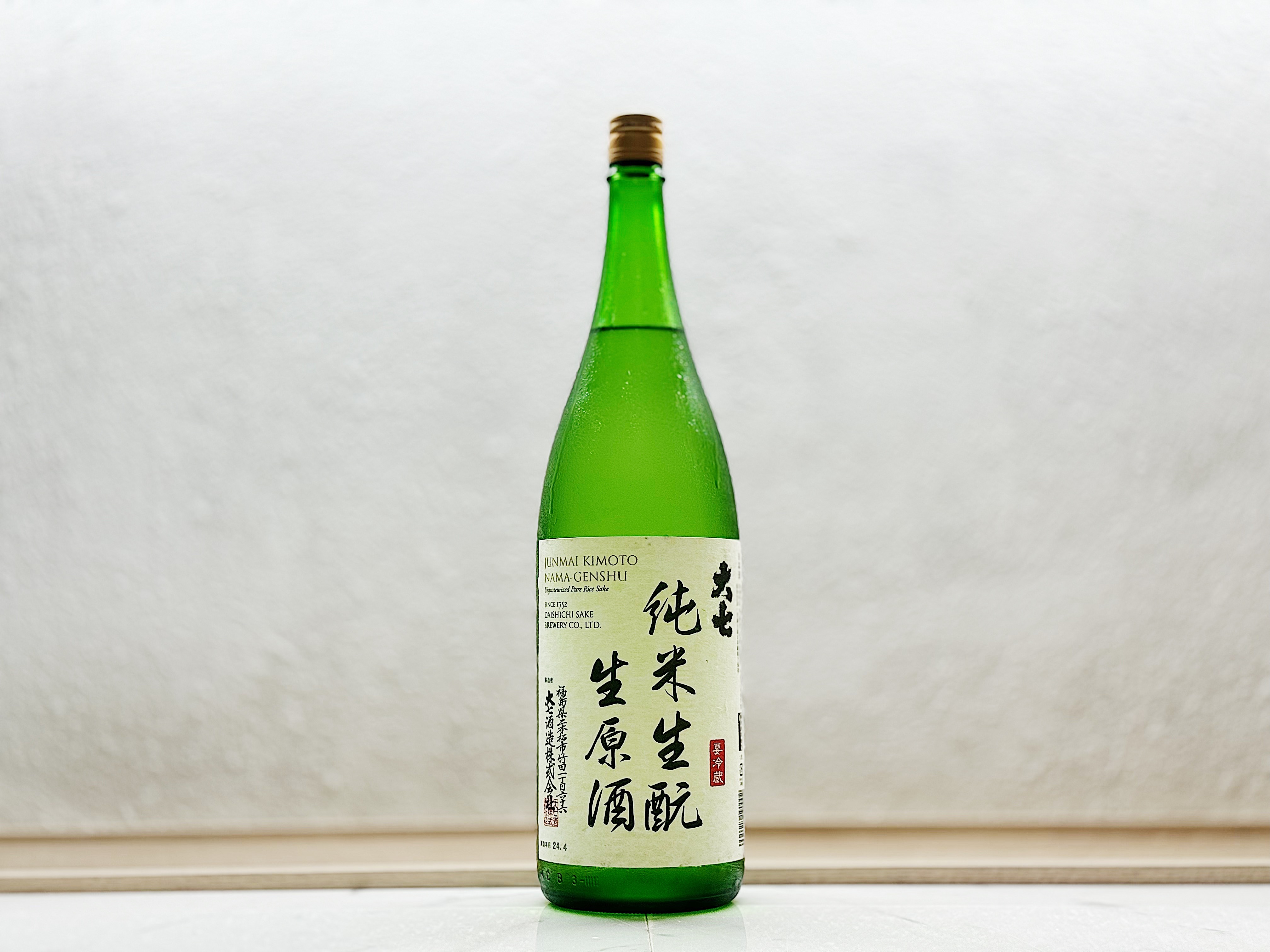 大七 生酛 純米 生原酒 1800ml