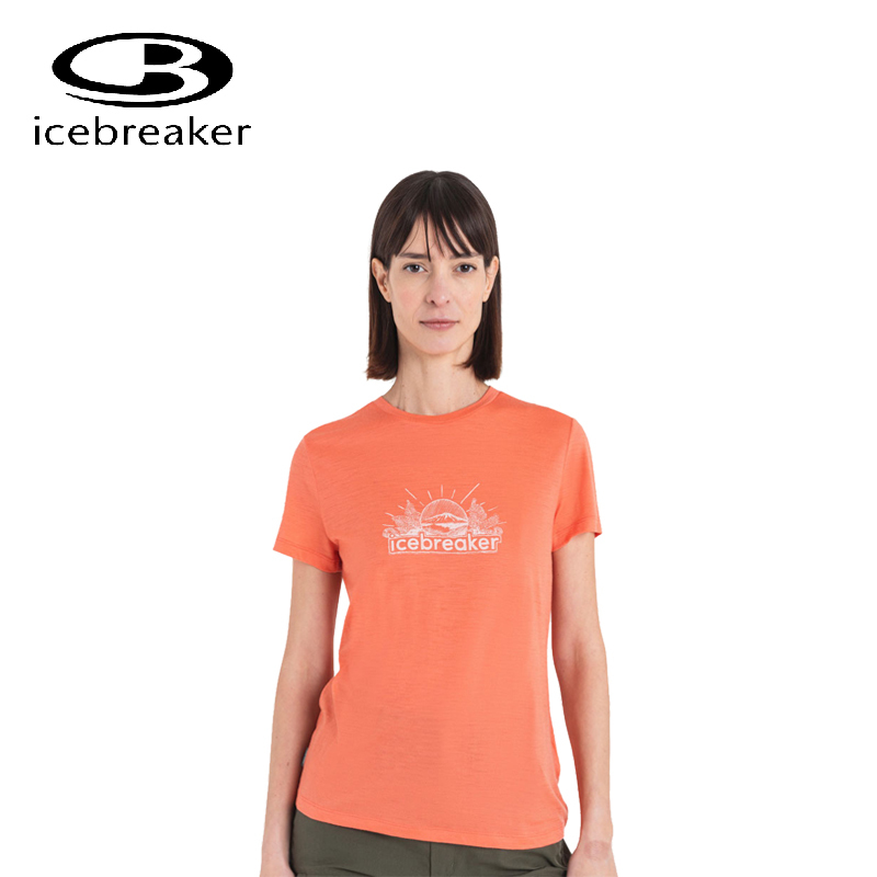 Icebreaker 紐西蘭 Tech Lite III圓領(光輝景致) 女款(2色) 戶外/休閒 10IB0A56YF