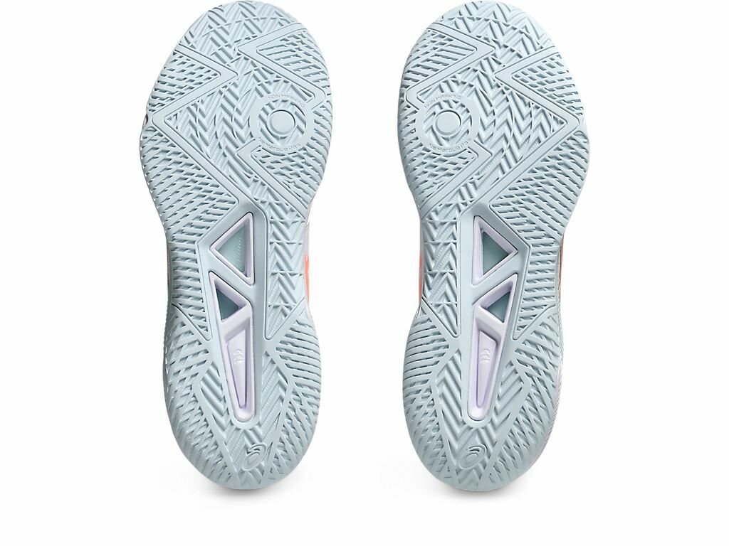 ASICS GEL-TACTIC 12 白奶油橙色 排球/手球鞋