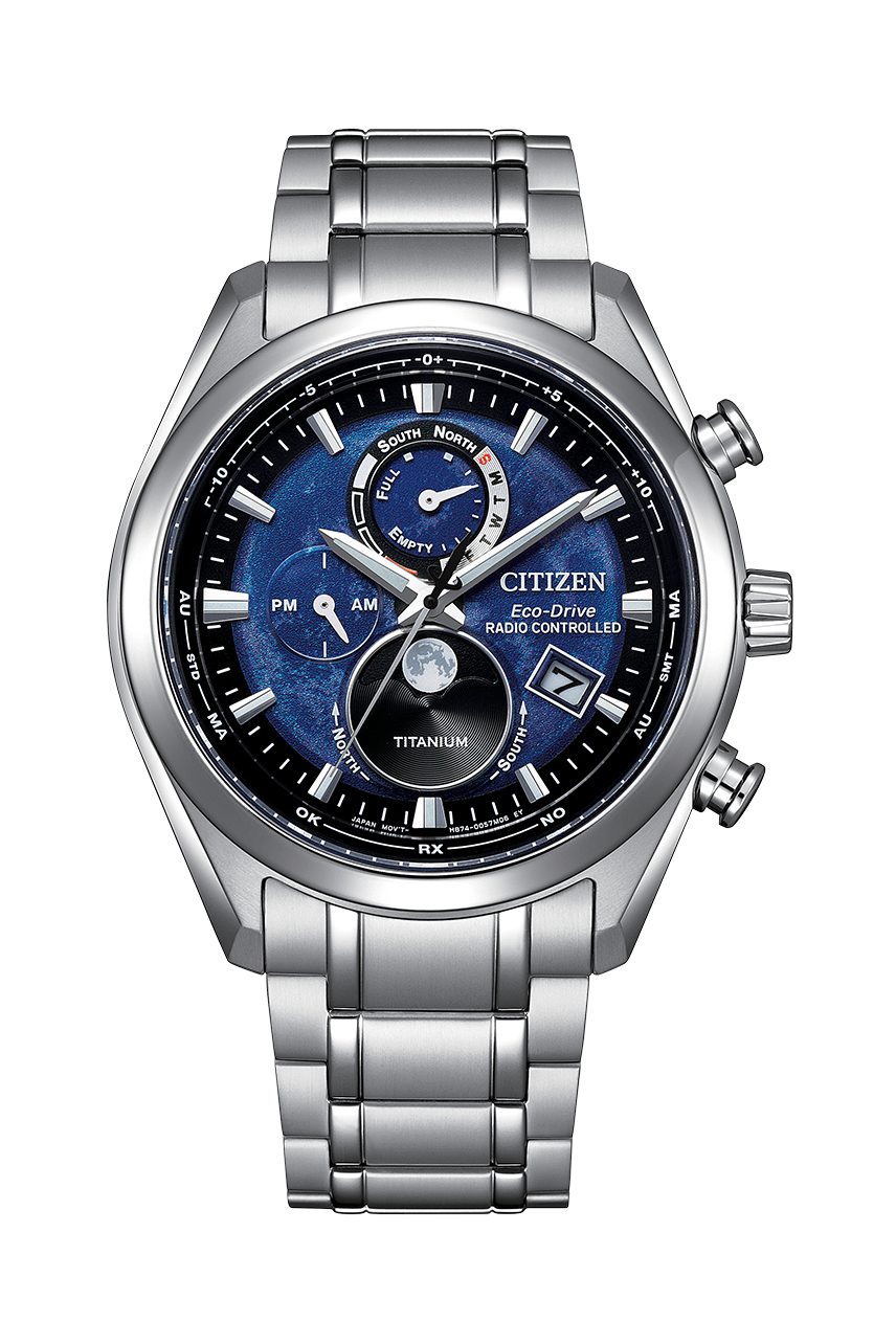 行貨 星辰  Citizen  Eco-Drive Chrono Super Titanium BY1010-81H / BY1010-81L / BY1010-81X / BY1018-80E Mondphase 萬年曆光動能超級鈦金屬 電波時計手錶