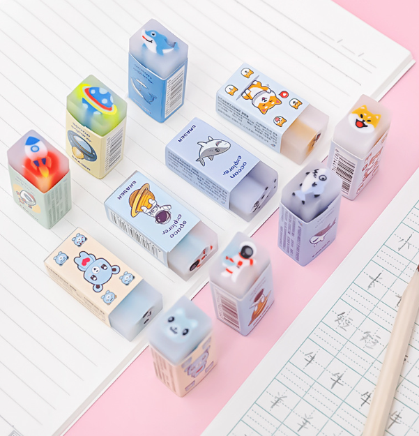 夹心橡皮檫（一包3pcs）