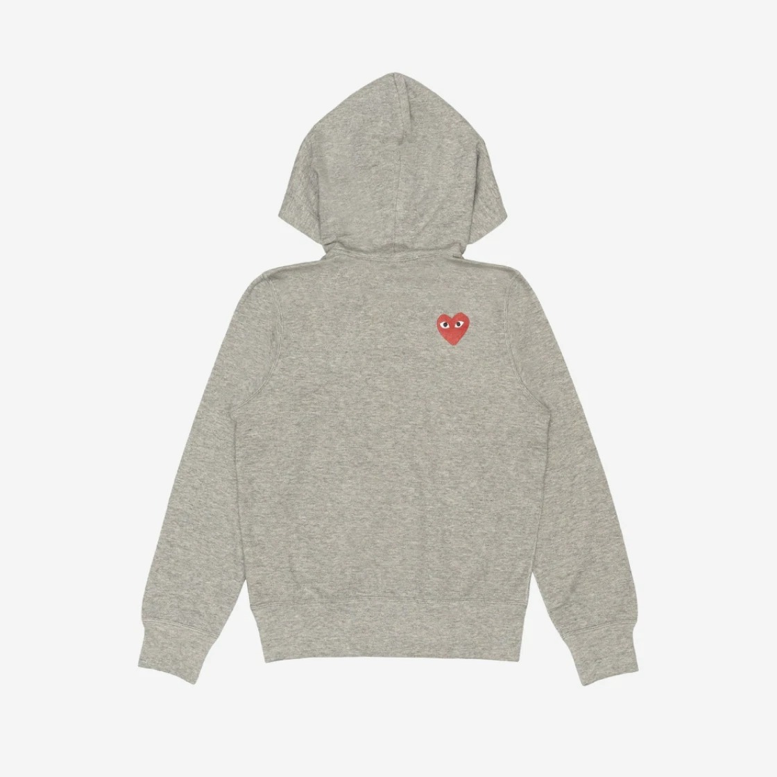 現貨┃日本製 川久保玲 PLAY CDG PLAY X The North Face 聯名款 灰色 長袖上衣 帽T