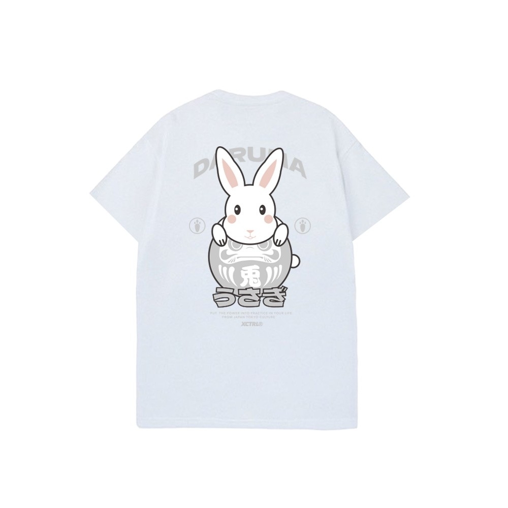 XCTRL 兔子達摩短T-白