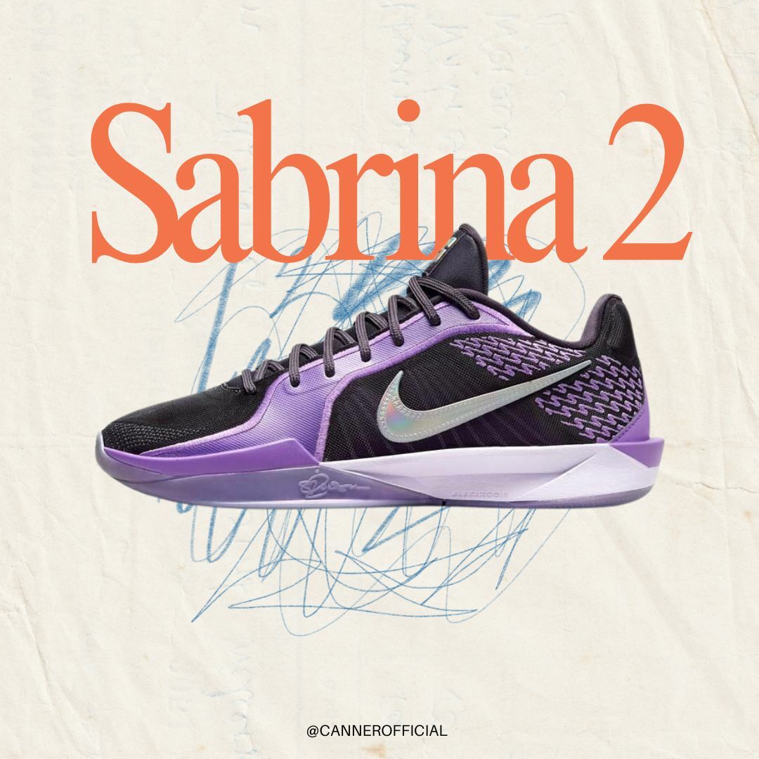 W Nike Sabrina 2 Color Vision EP 黑紫 實戰 籃球鞋 FZ1517-500