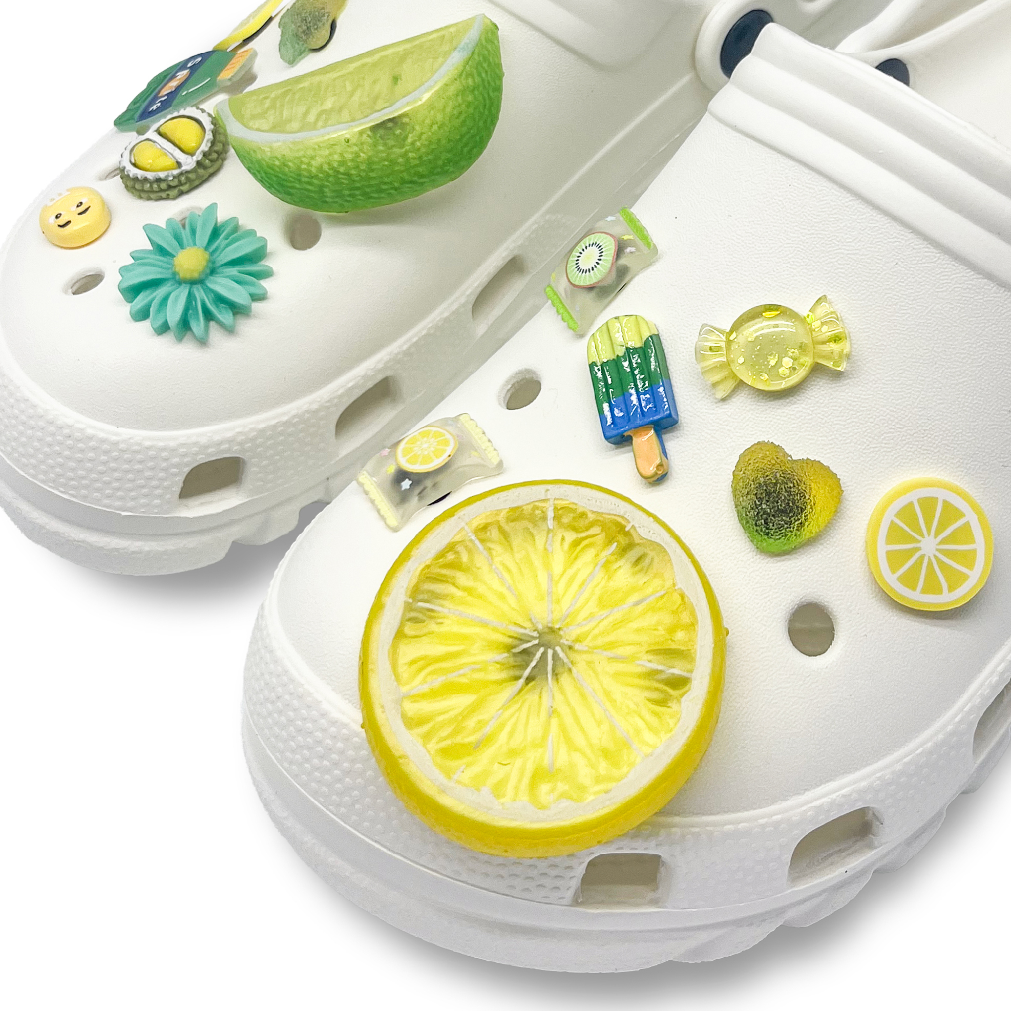 【洞洞鞋扣】夏日的檸檬冰棒汽水 -15