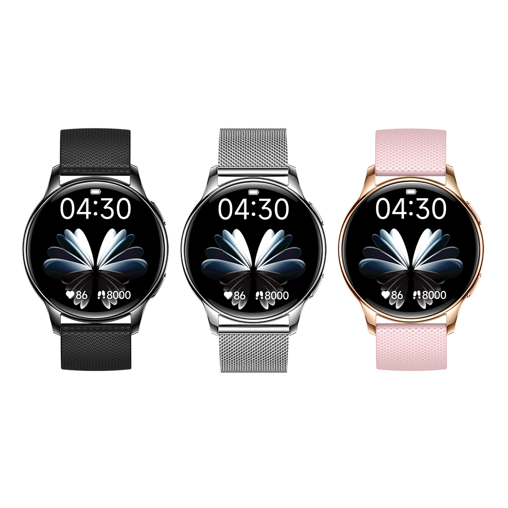 【Golden Griffin 金獅鷲】Y11 智能手錶 圓形 多功能 運動 健康 音樂控制 女性護理 智能語音助手 快拆錶帶