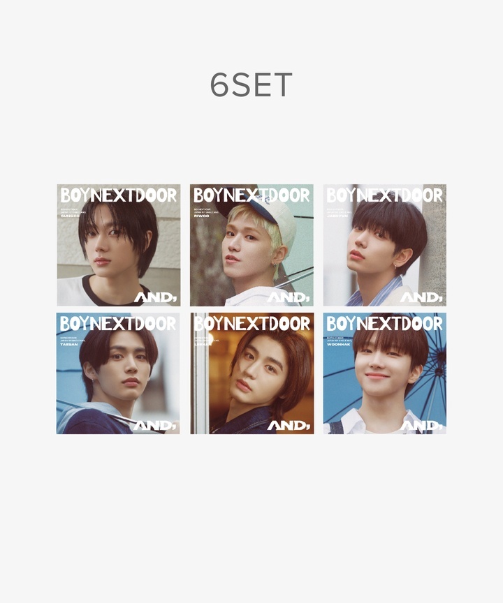 Boynextdoor Japan 1st Album ( AND) 帶JP postcard