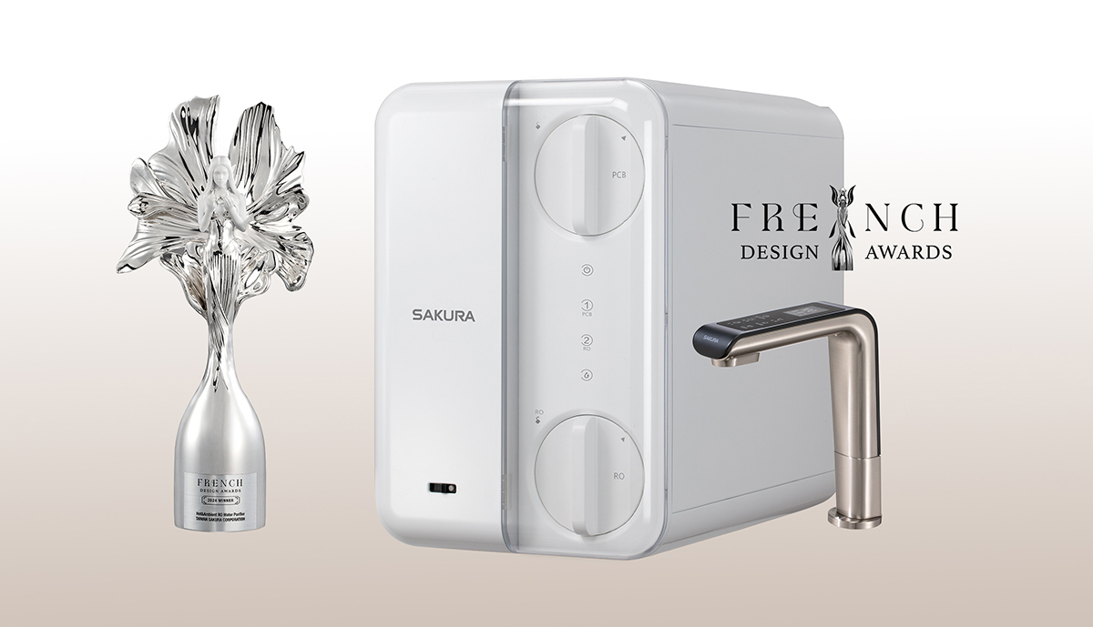 櫻花P0531廚下RO雙溫淨熱飲水機 榮獲設計獎