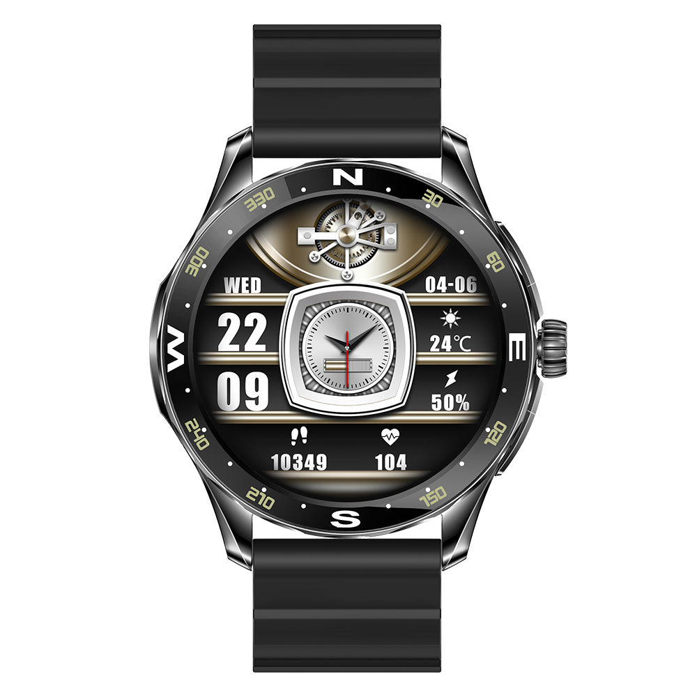 【Golden Griffin 金獅鷲】Y88 智能手錶 圓形 多功能 運動 健康 音樂控制 自定義錶盤 鋁合金錶殼 快拆錶帶-