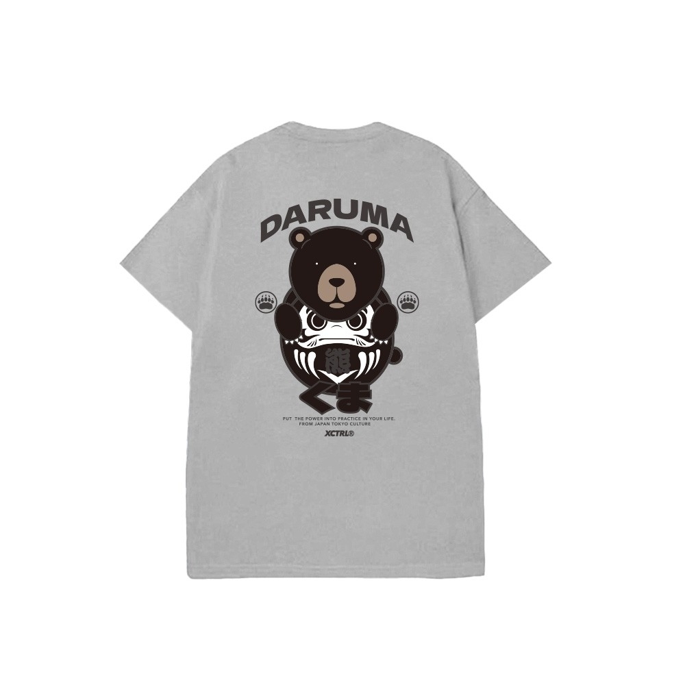 XCTRL 黑熊達摩短T-灰