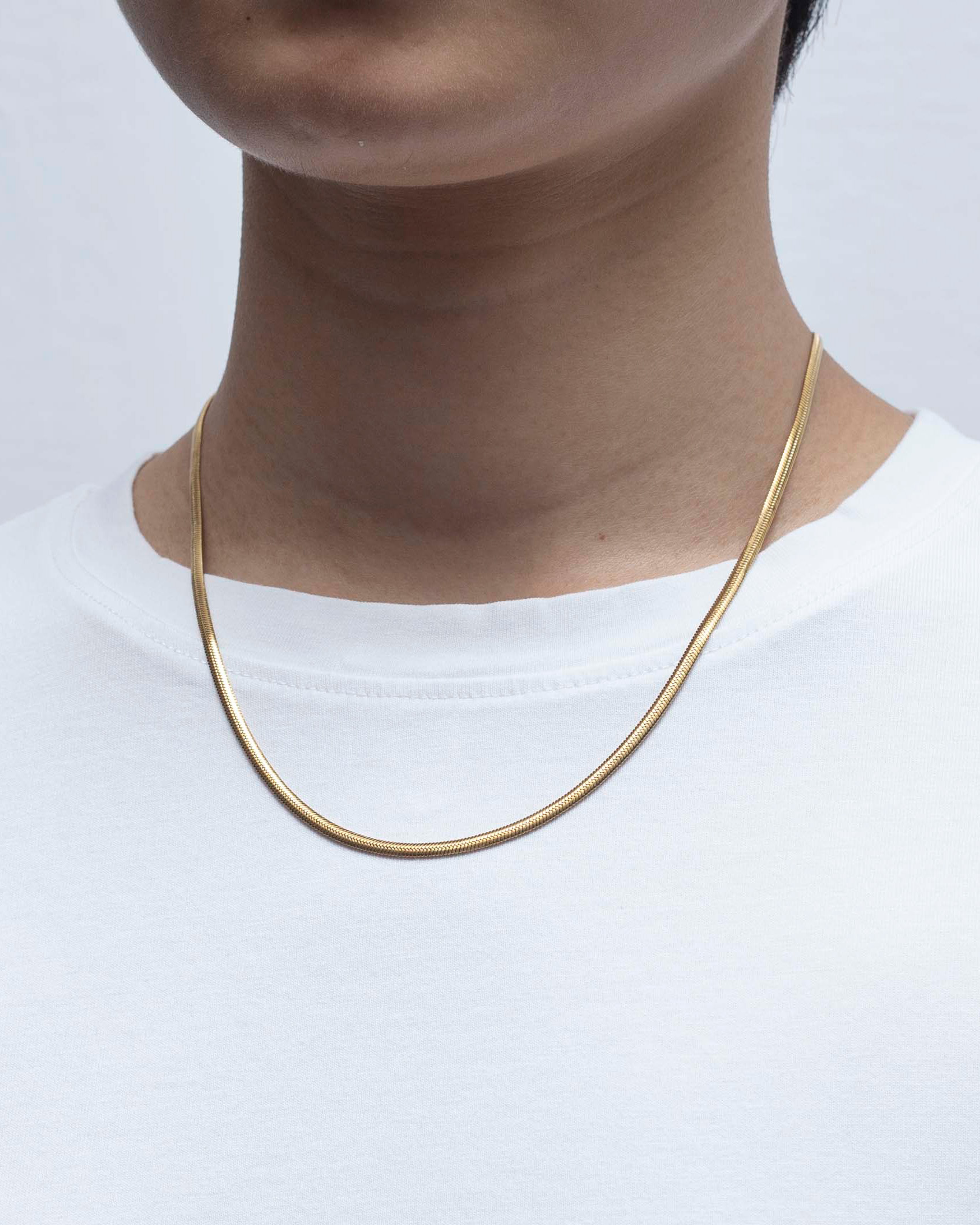 RECOVERY 蛇鍊項鍊（亮金）