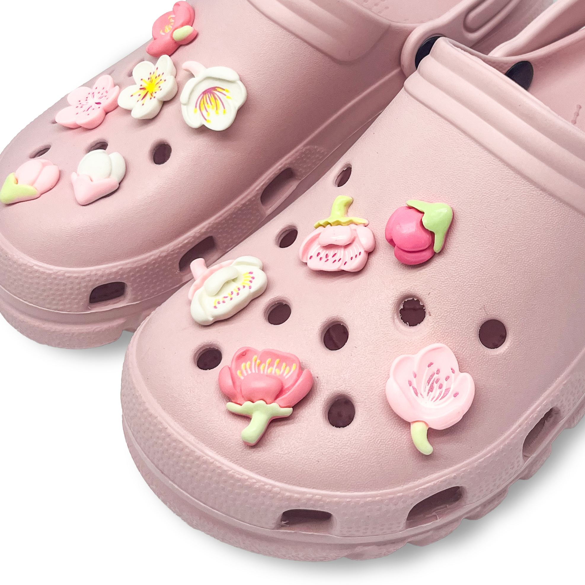 【洞洞鞋扣】粉嫩可愛櫻花系列 -7