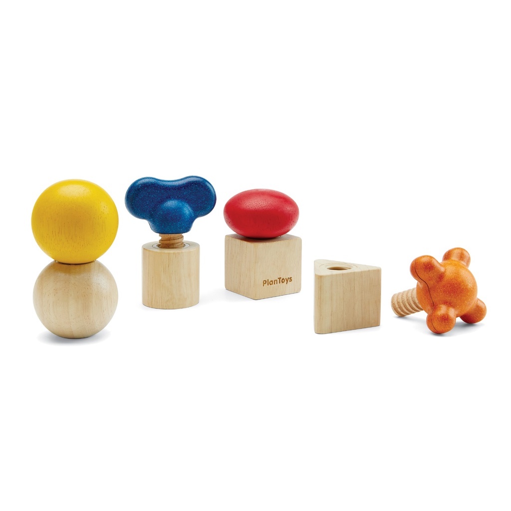 【樂森藥局】泰國 Plantoys 小手訓練螺絲組 5455