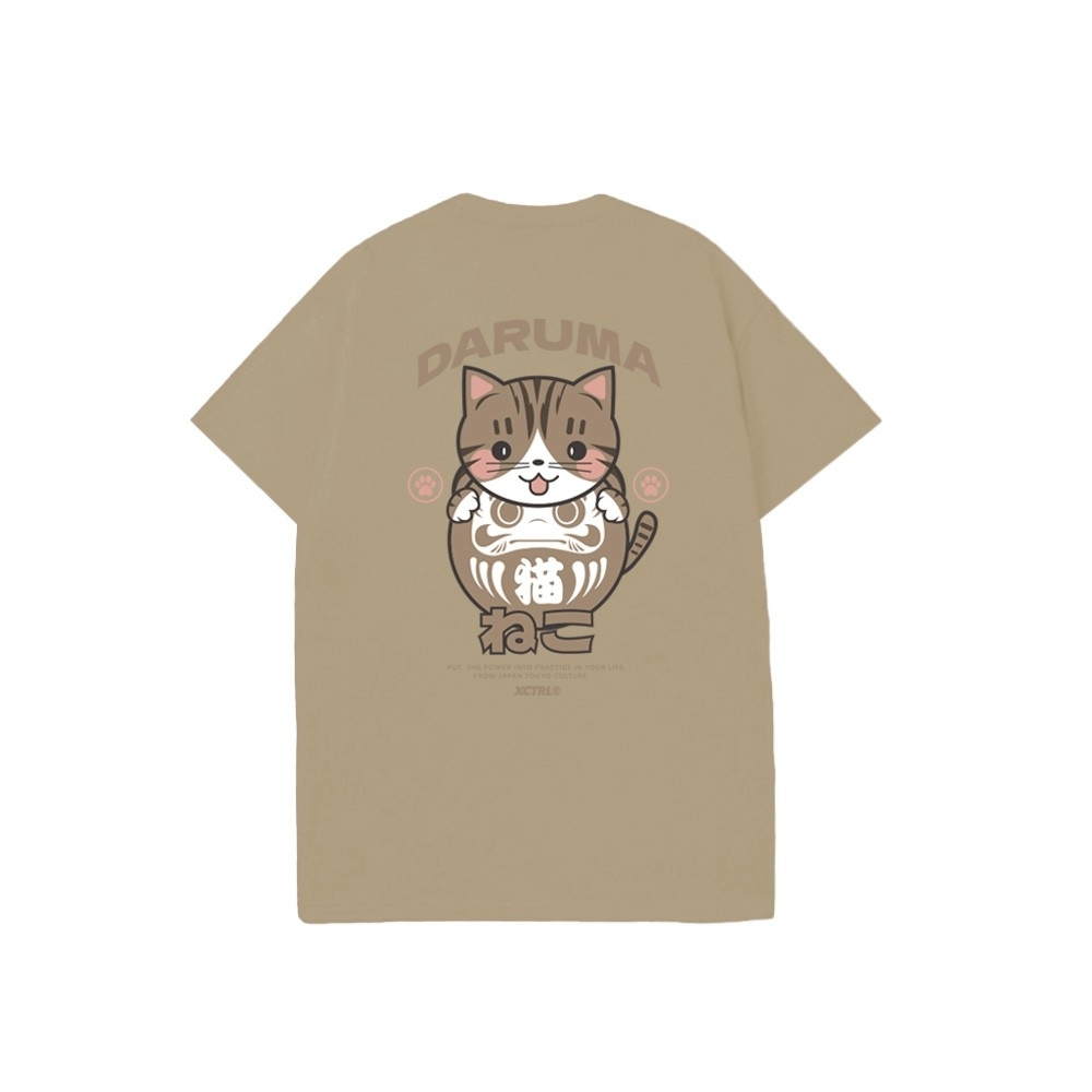 XCTRL 小貓達摩短T-卡其