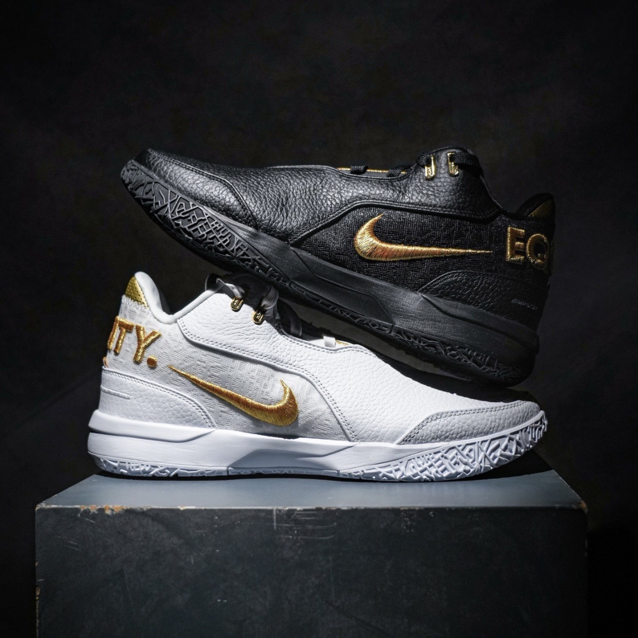 NICEDAY 現貨 Nike LeBron NXXT EP 勒布朗 詹姆斯 鴛鴦 黑白 金 實戰 籃球鞋