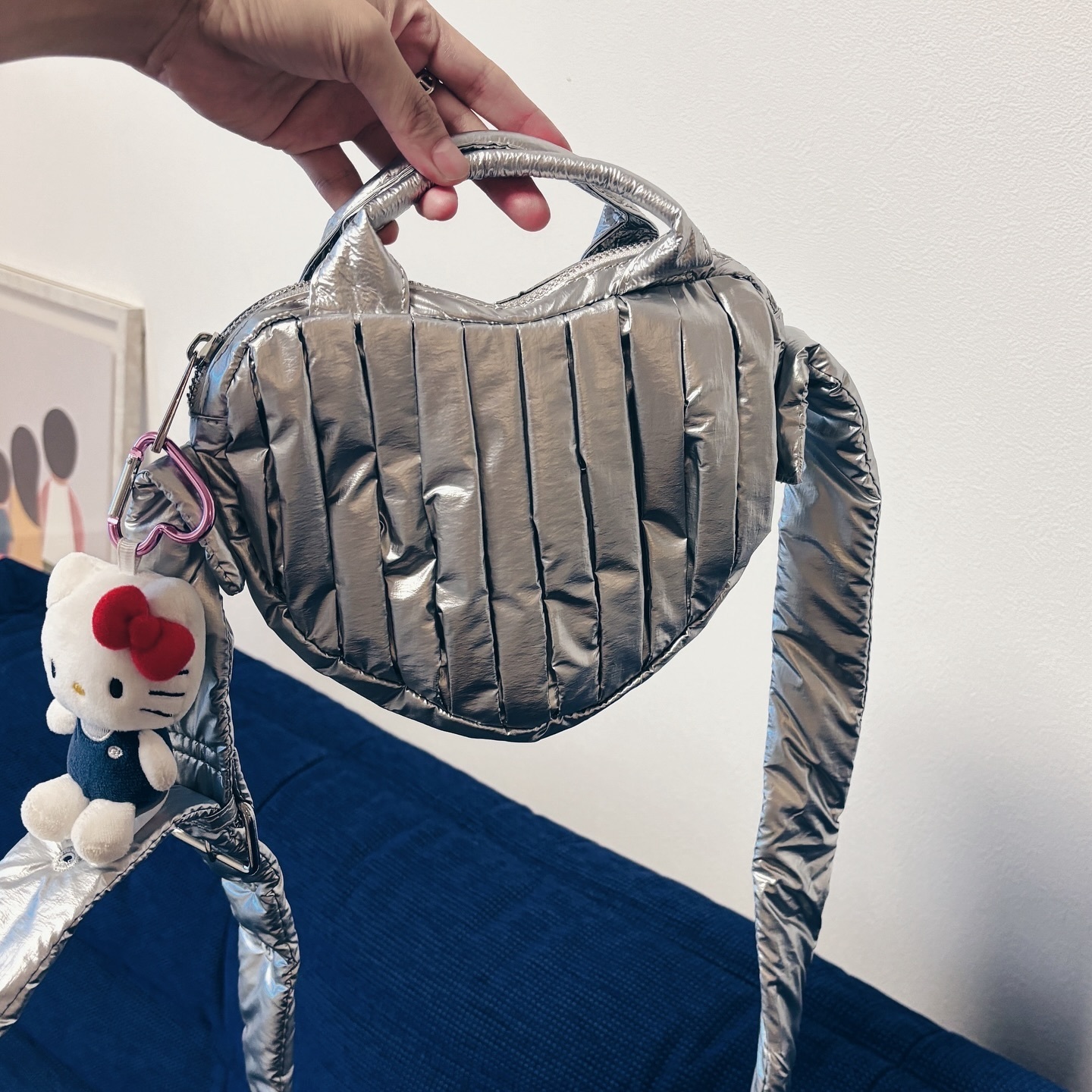 niko and ... 日本限定 小香風 銀色 心型 單肩包 3Color