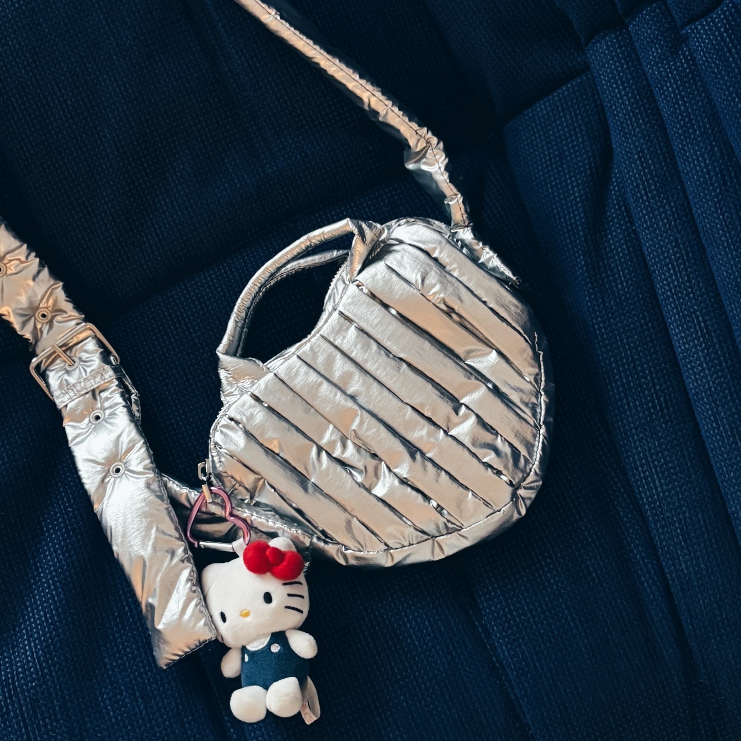 niko and ... 日本限定 小香風 銀色 心型 單肩包 3Color