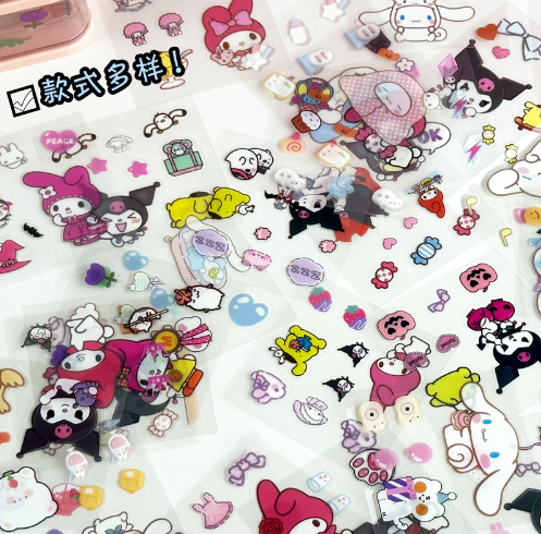 老板跑路价 三丽鸥手账贴纸盒装（100张）