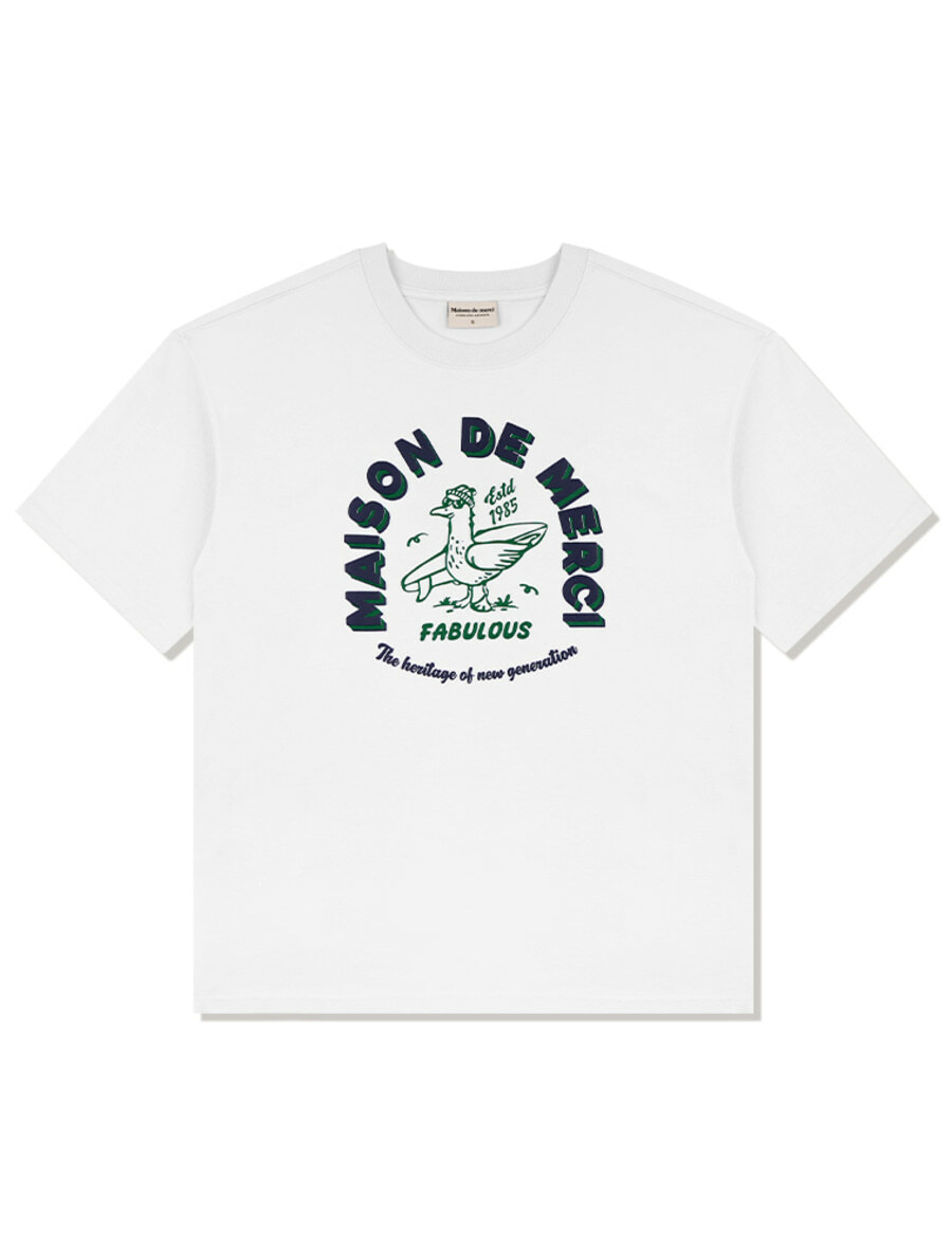 預訂｜FABULOUS ARCHIVE｜SURF MOVE EMBOSS T-SHIRT (男女可穿)