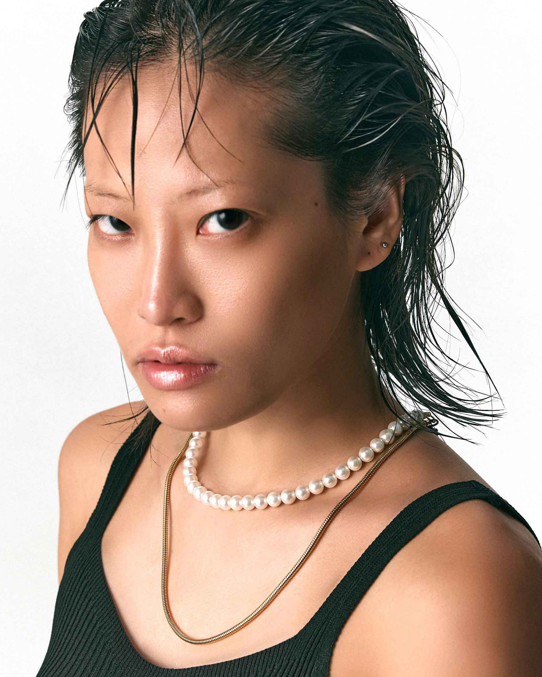 RECOVERY 珍珠蛇鍊項鍊 (銀)